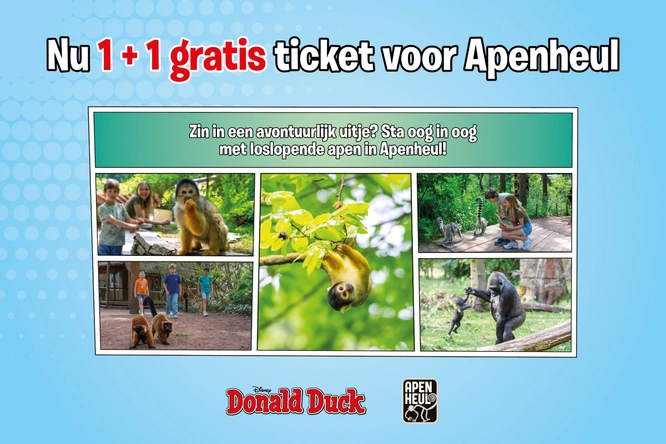 Product afbeelding: Speciale Donald Duck Apenheul - actie