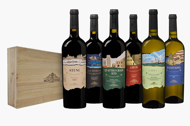 Product afbeelding: Wijnpakket - Montedidio Collection (collectie van 6 flessen)