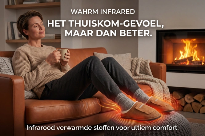 Product afbeelding: Infrarood verwarmde pantoffels - Wahrm