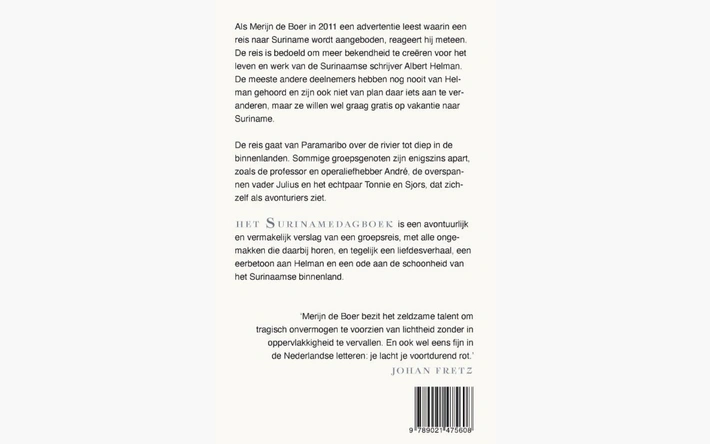 Product afbeelding: Het Surinamedagboek