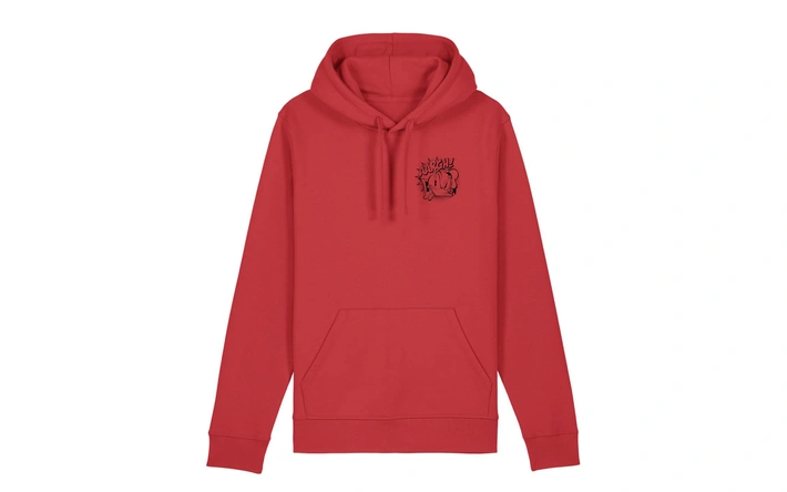 Product afbeelding: Donald Duck 'Donald Boos' Hoodie - Rood