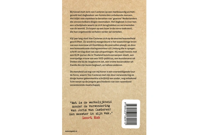 Product afbeelding: De mensheid zal nog van mij horen