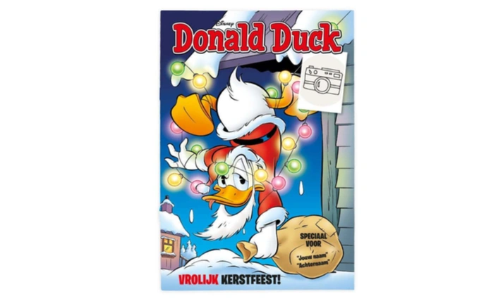 Product afbeelding: Gepersonaliseerd Donald Duck Kerst tijdschrift