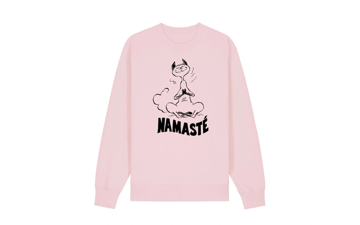 Product afbeelding: Jan, Jans en de Kinderen Sweater - Namasté Cotton Pink