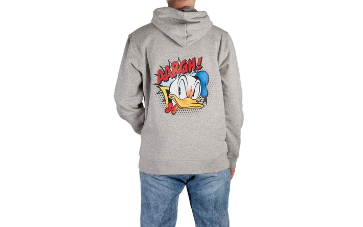 Product afbeelding: Donald Duck 'Donald Boos' Hoodie - Grijs