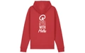 Product afbeelding thumbnail: Hoodie - Q Sounds Better With You - gepersonaliseerd - rood
