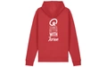 Product afbeelding thumbnail: Hoodie - Q Sounds Better With You - gepersonaliseerd - rood