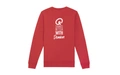 Product afbeelding thumbnail: Sweater - Q Sounds Better With You - gepersonaliseerd - rood