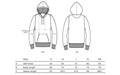 Product afbeelding thumbnail: Hoodie - Icons - wit