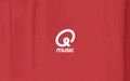 Product afbeelding thumbnail: Hoodie - Q Sounds Better With You - gepersonaliseerd - rood