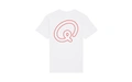 Product afbeelding thumbnail: T-shirt - Qmusic On Air (groot) - wit