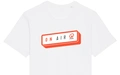 Product afbeelding thumbnail: T-shirt - Qmusic On Air (groot) - wit