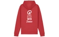 Product afbeelding thumbnail: Hoodie - Q Sounds Better With You - gepersonaliseerd - rood