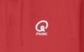 Product afbeelding thumbnail: Sweater - Q Sounds Better With You - gepersonaliseerd - rood