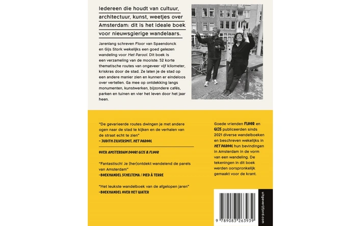 Product afbeelding: Elke week Amsterdam door! Gijs & Floor