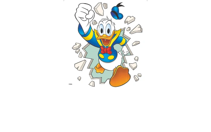 Product afbeelding: Muursticker Donald