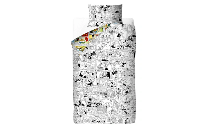 Product afbeelding: Donald Duck Dekbedovertrek Strip