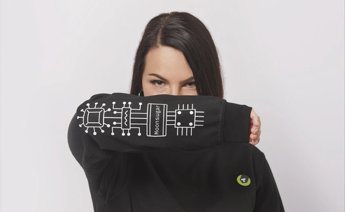 Product afbeelding: Sweater met Tweakers username wit