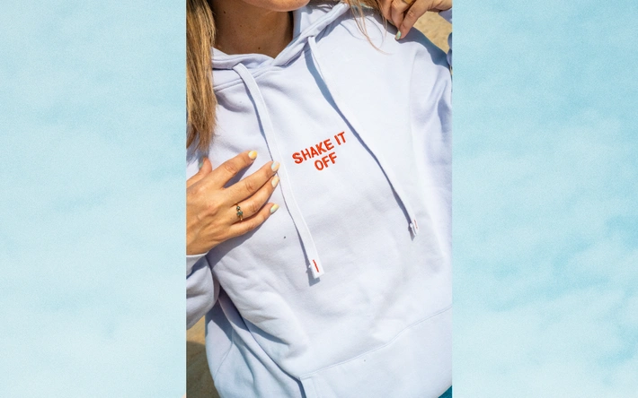Product afbeelding: Hoodie: shake it off - L