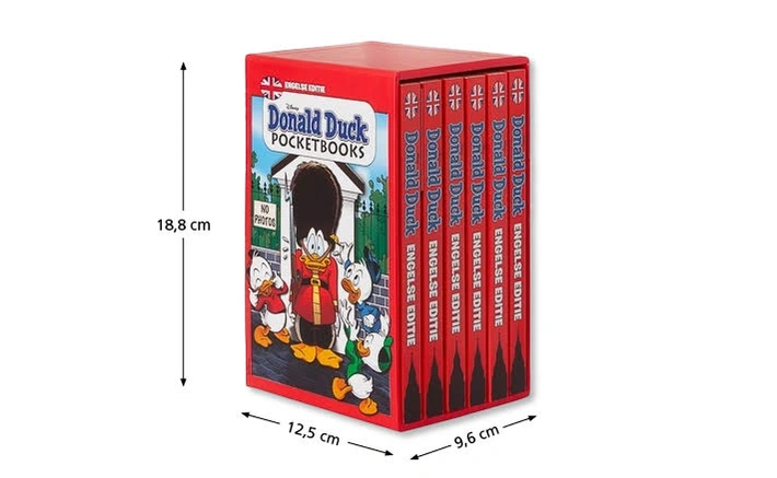 Product afbeelding: Donald Duck Engelse pockets box 1-6