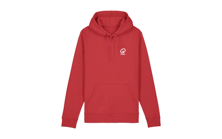 Product afbeelding: Hoodie - Q Sounds Better With You - gepersonaliseerd - rood