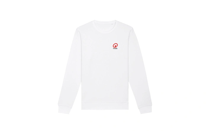 Product afbeelding: Sweater - Q Sounds Better With You - gepersonaliseerd - wit