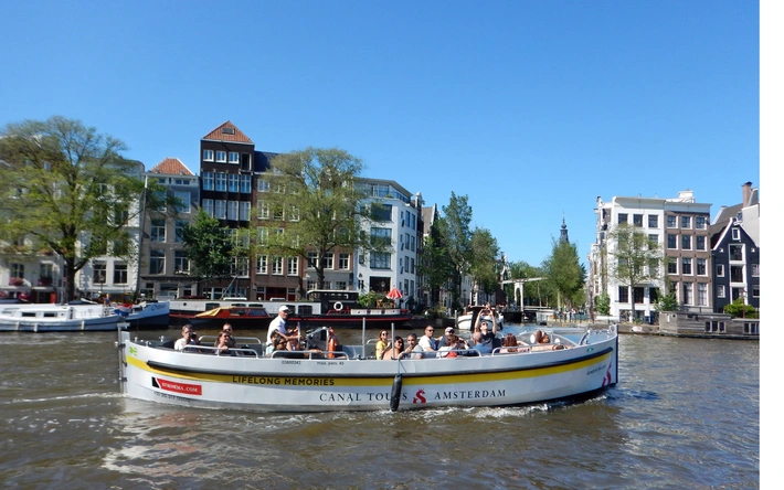 Product afbeelding: Open Boat Tour Amsterdam